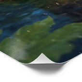 池の野生動物のシーンで登場するカエル ポスター (コーナー)