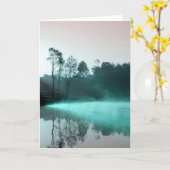 池の霧カード カード (黄色い花)