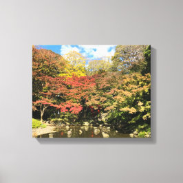 池の青楓 キャンバスプリント