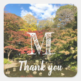 池の青楓 スクエアシール