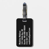 池の青楓 ラゲッジタグ (裏面縦)