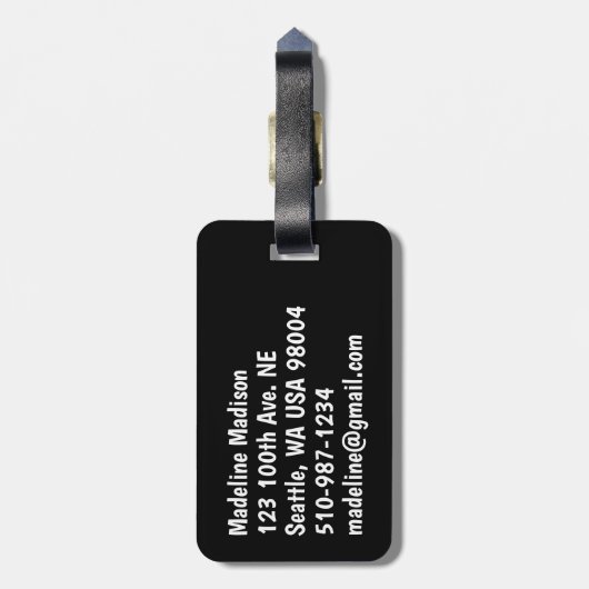 池の青楓 ラゲッジタグ (裏面縦)