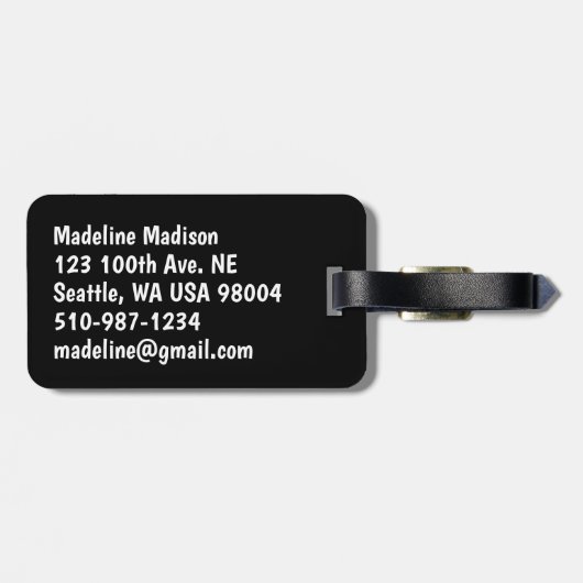 池の青楓 ラゲッジタグ (裏面横)