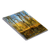 池の静謐なリフレクション ノートブック (右側)