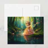 池の魔法の妖精 ポストカード (正面/裏面)