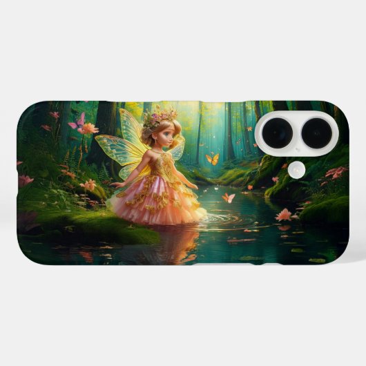 池の魔法の妖精 Case-Mate iPhoneケース (裏面 (横))