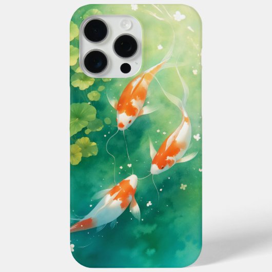 池の鯉のハーモニー Case-Mate iPhoneケース (裏面)