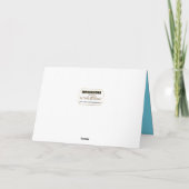 池の「うるう年誕生日蛙蓮」 カード (裏面)