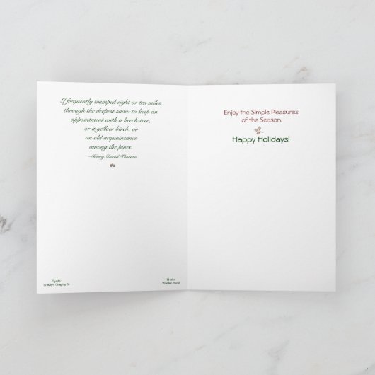 池を*Walden: 実際のところアポイントメント: 休日 シーズンカード (内部)