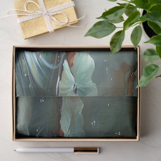 池エレガントの蓮絵を描の花 薄葉紙 (ギフト)