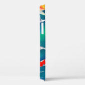 池カラフルの水彩コイ魚 Case-Mate iPhoneケース (裏面 / 右)