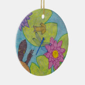 池シーン – セラミックオーナメント (右)