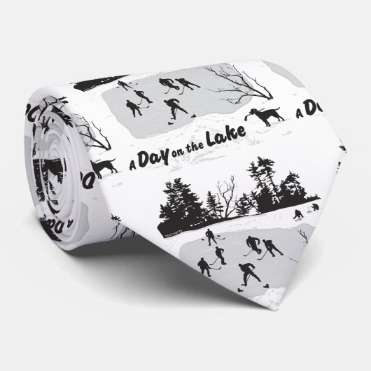池ホッケー湖の日 ネクタイ (ロール)