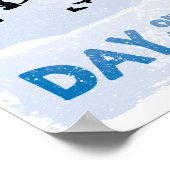 池ホッケー湖の青い日 ポスター (角)