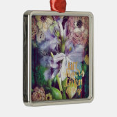 池植物の花 メタルオーナメント (右)