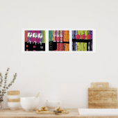 池田ランプ3枚ポスター ポスター (キッチン)