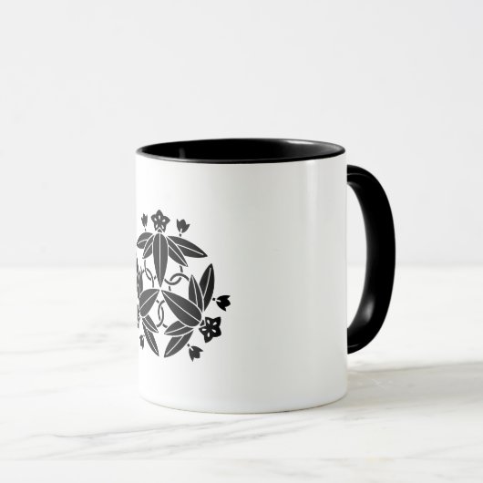 池田三つ竜胆 マグカップ (正面右)