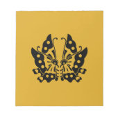 池田対い蝶 ノートパッド (正面)