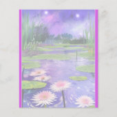 池絵画での星空の夜 (正面)