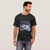 池釣りの小魚がぎっしりフレーム Tシャツ (正面フル)