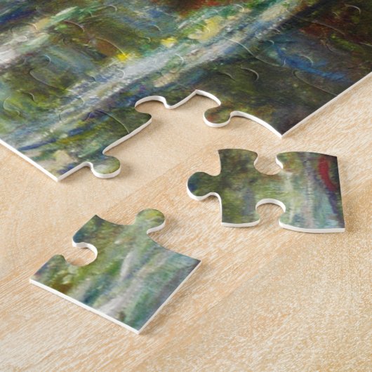 池&ブリッジ日本のモネファインアート ジグソーパズル (側面)