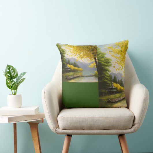 池(自然) クッション (椅子)