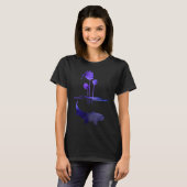 池 / 錦鯉 シルエット Tシャツ (正面フル)
