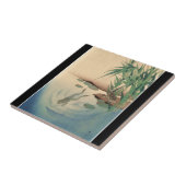 池、19世紀頃日本のな芸術のカエル タイル (側面)