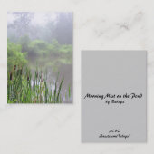 池ATCの朝の霧 名刺 (正面/裏面)