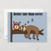 決おもしろいして怠けるより遅い ポストカード (正面/裏面)