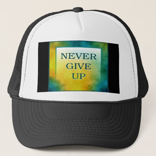 決してあきらめないで下さい キャップ (正面)