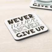 決してあきらめないで下さい コースター (左側)