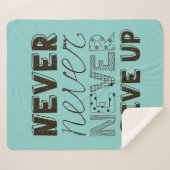 決してあきらめないで下さい シェルパブランケット (正面(横))