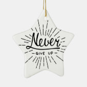 決してあきらめないで下さい セラミックオーナメント (右)