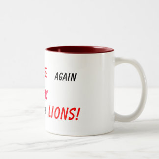 決してあきらめないで下さい! ツートーンマグカップ