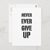 決してあきらめないで下さい ポストカード (正面/裏面)