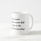 決してあったあらないことはものがほしいと思えば、しなければなりません コーヒーマグカップ (正面右)