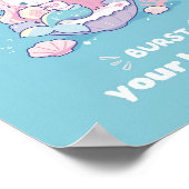 決してあなたのバブルの人魚を破裂させない ポスター (角)