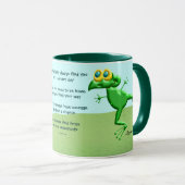 決してあなたの下着のカエルを見つけるように マグカップ (正面右)