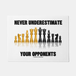 決してあなたの反対者のチェスの態度を過少見積りしないで下さい ドアマット