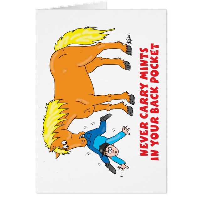 決してあなたの背部ポケットのミントを運ばないで下さい (正面)