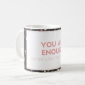 決してあなたの輝きのコーヒー・マグを失わないで下さい コーヒーマグカップ (正面左)