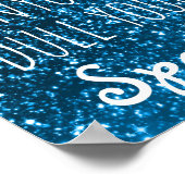 決してあなたの輝きを鈍くさせる誰にも引用文 |グリッター ポスター (角)