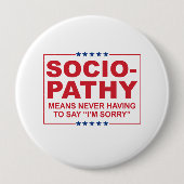 決してあります私を言う必要がないアンチ切札- Sociopathy -は 缶バッジ (正面)