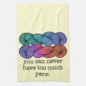 決してたくさんのヤーンのおもしろいな編み物を有することができません キッチンタオル (縦)