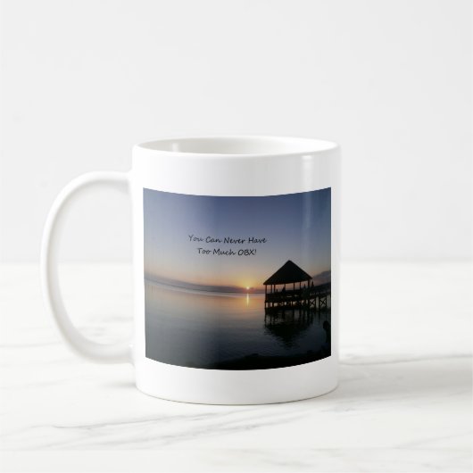 決してたくさんの外銀行を有することができません コーヒーマグカップ (左)