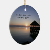 決してたくさんの外銀行を有することができません セラミックオーナメント (右)