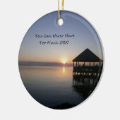 決してたくさんの外銀行を有することができません セラミックオーナメント (左)