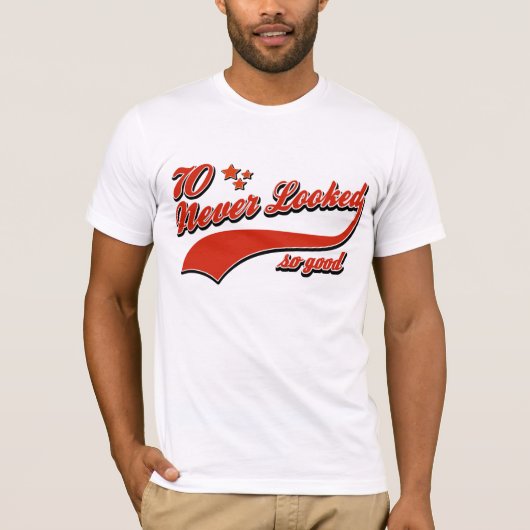 決してとてもよく見る70 Tシャツ (正面)