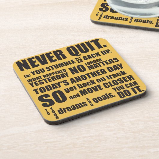 決してやめ コースター (左側)